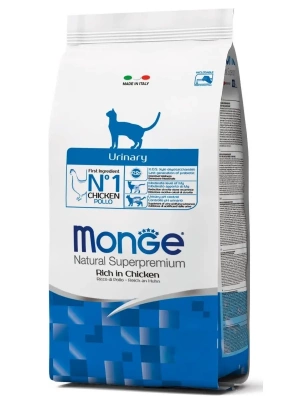 Monge Cat Urinary корм для кошек, профилактика мочекаменной болезни, с курицей